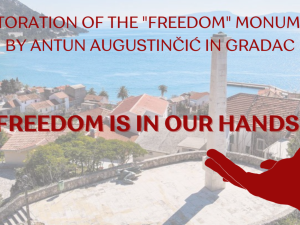 Αποκατάσταση του μνημείου "Ελευθερία" του Antun Augustinčić στο Gradac